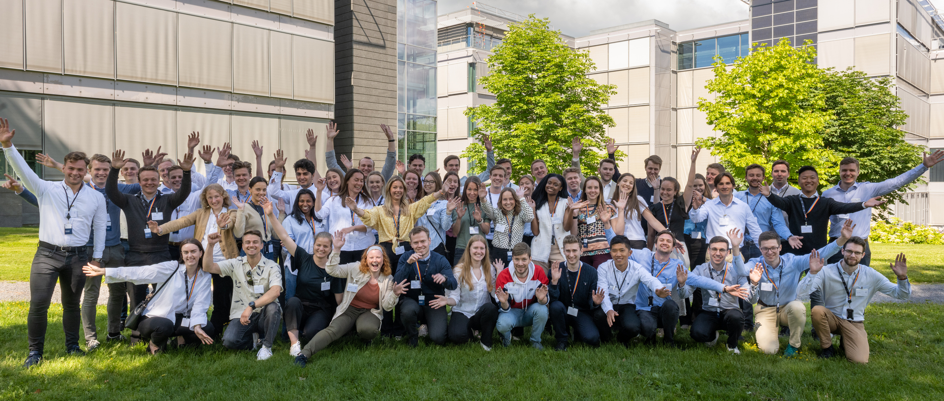 A group of Hydro interns