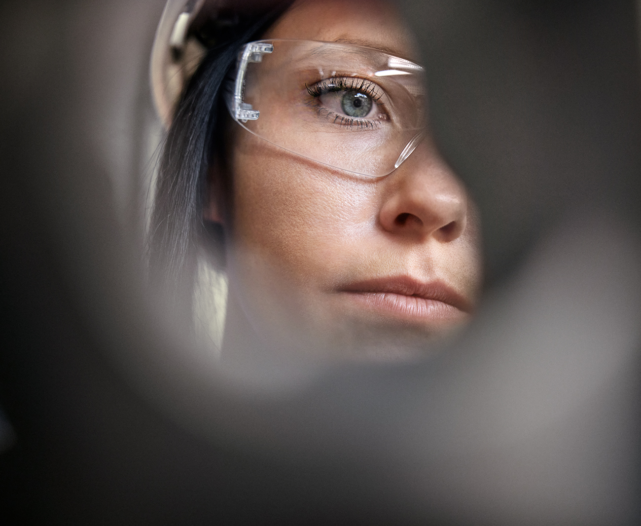 a person wearing a headset