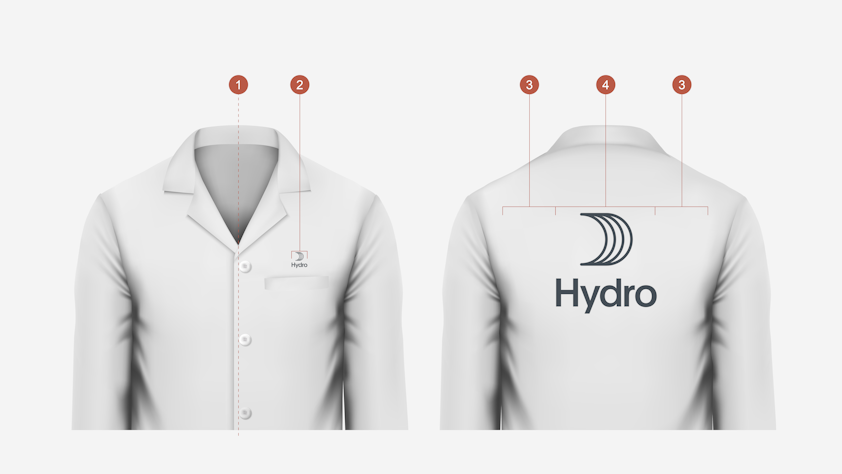 a pair of white t-shirts