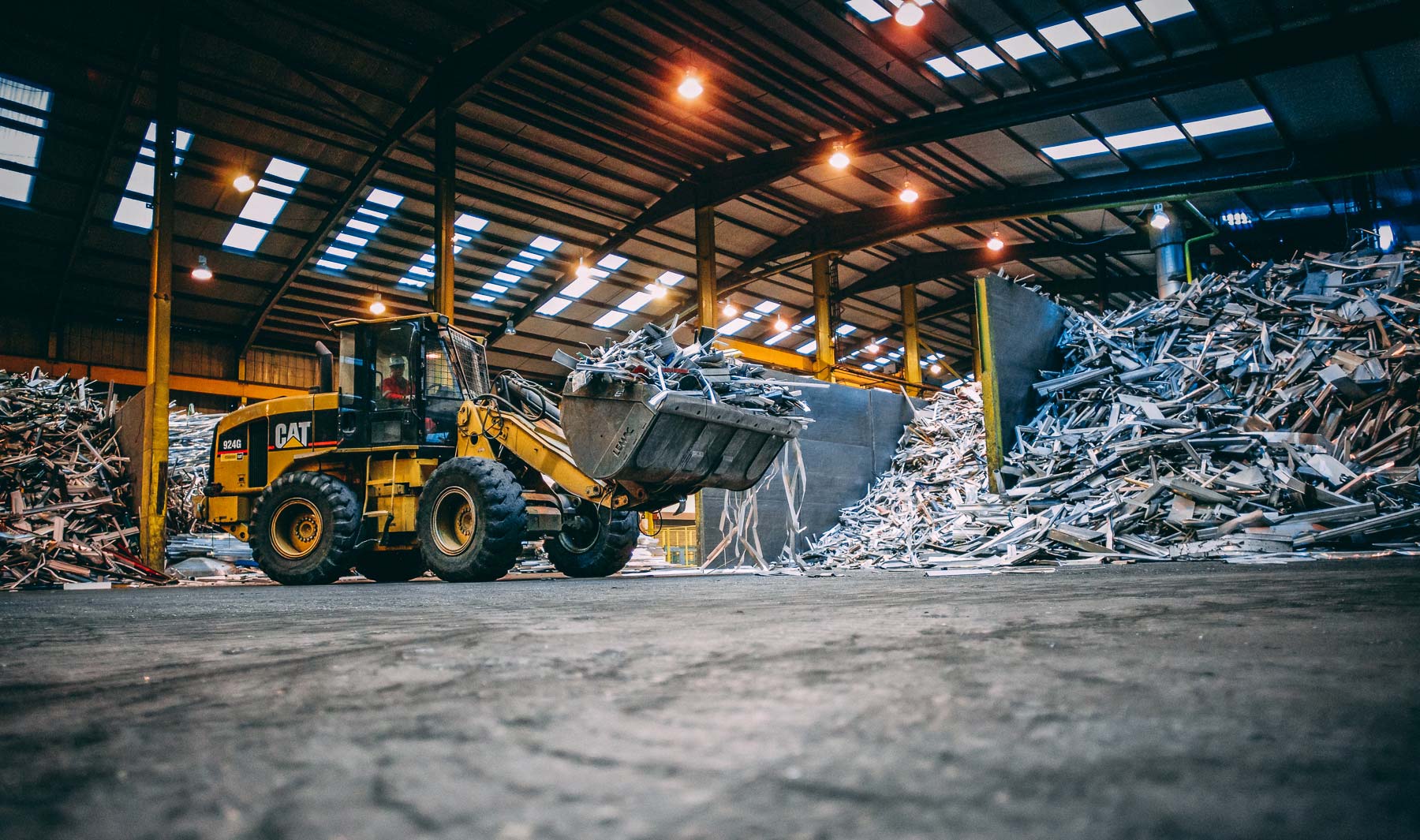 Recycling of aluminium at Hydro's Deeside plant
