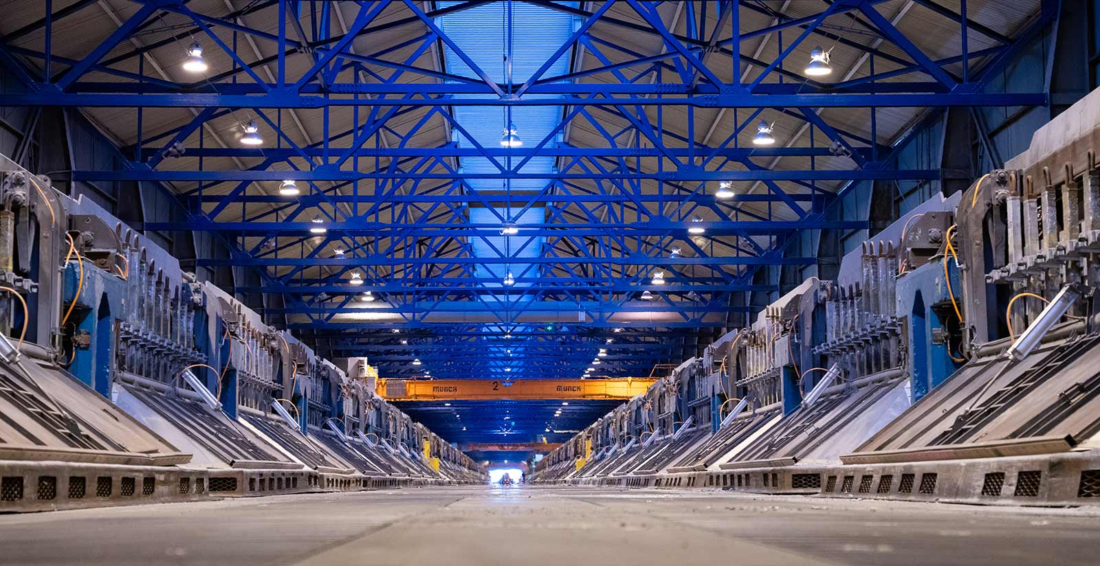 The B line at Hydro Husnes