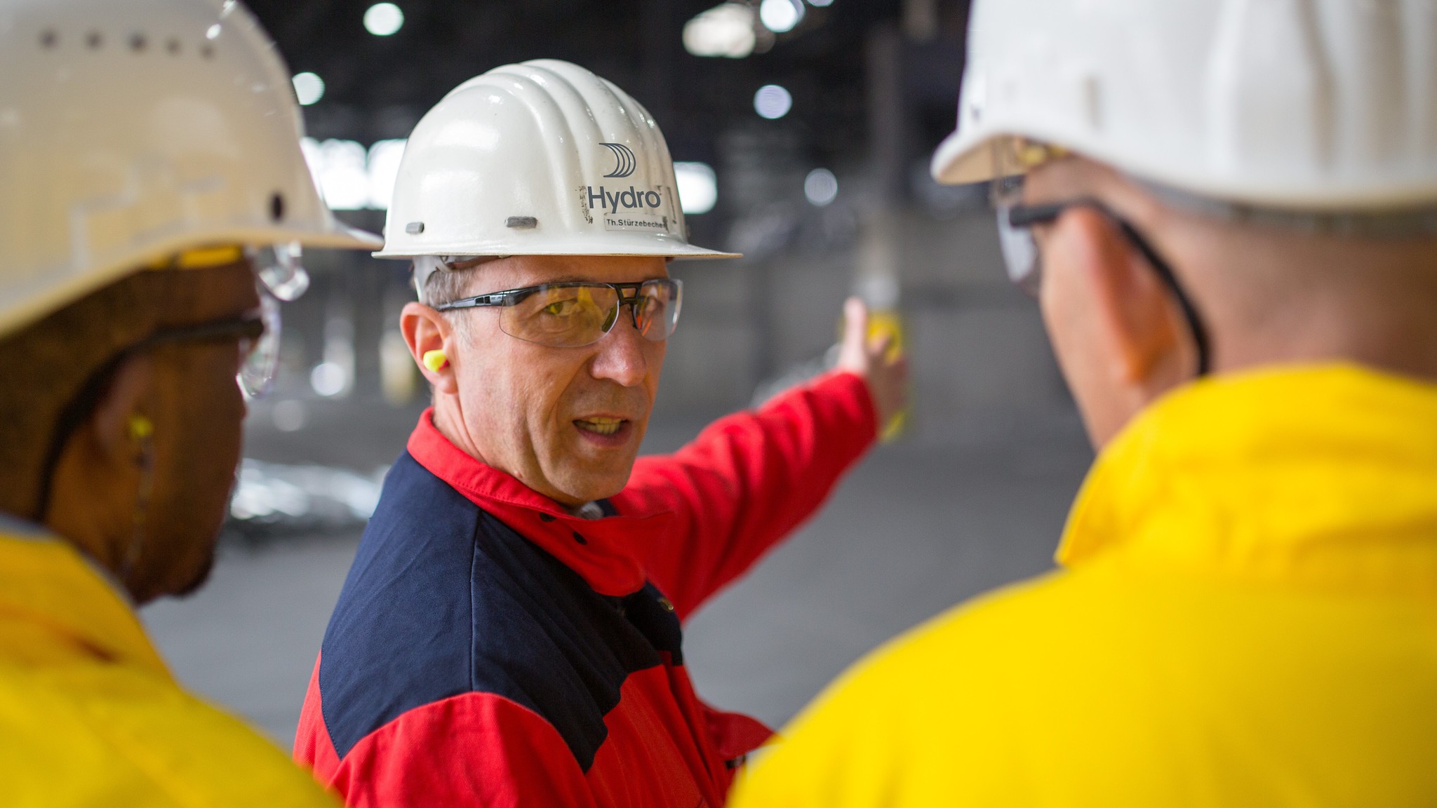 Thomas Stürzebecher, Geschäftsführer der Hydro Aluminium Gießerei in Rackwitz