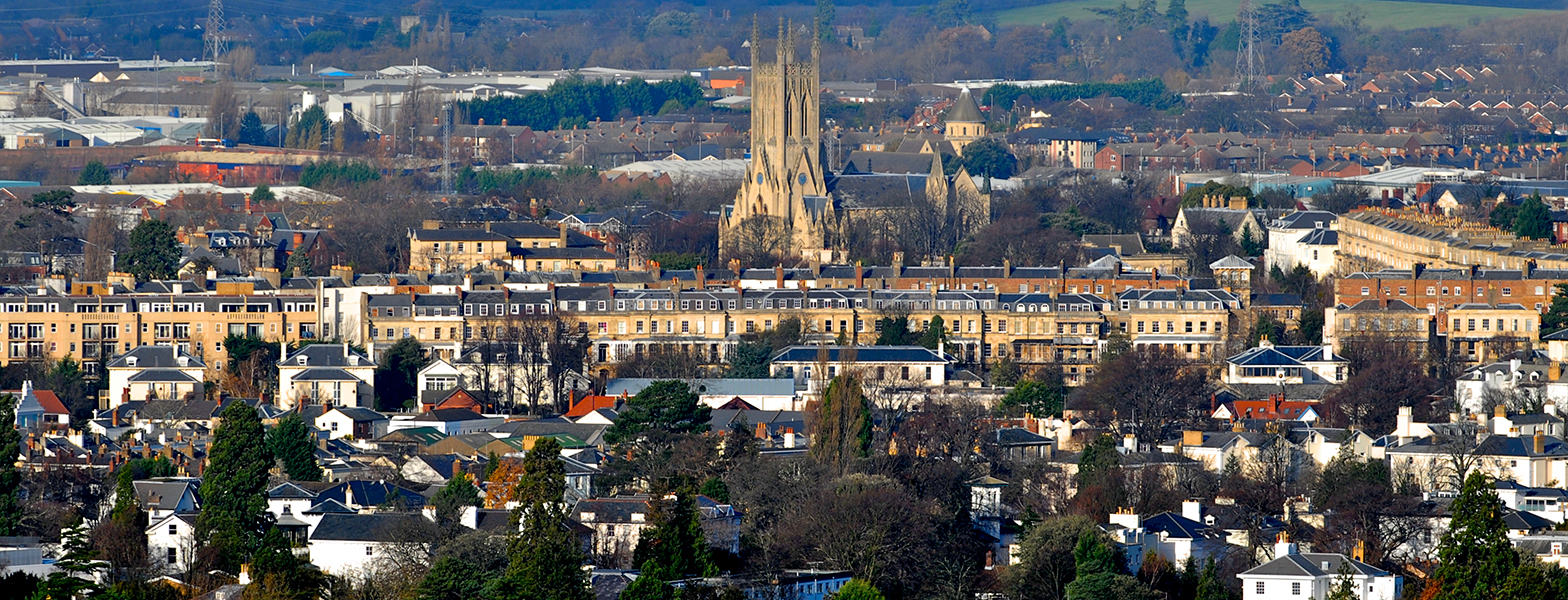 Cheltenham from above