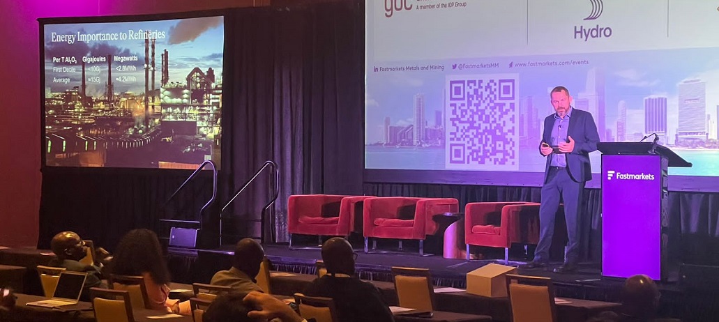 a man standing on a stage