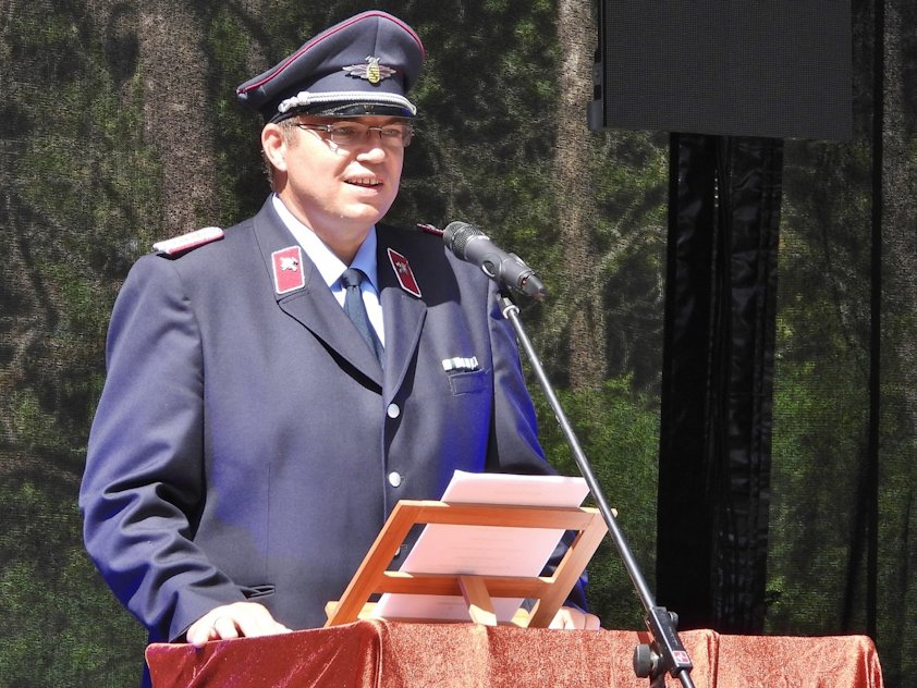 Christian Keller bei der Freiwilligen Feuerwehr Hohenprießnitz